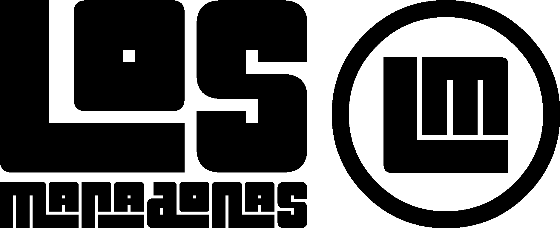 Los Maradonas Black Logo Vector Logo